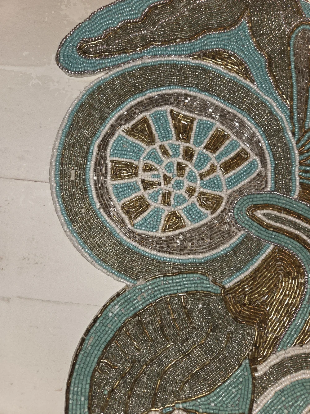 Coastal Beaded Table Runner